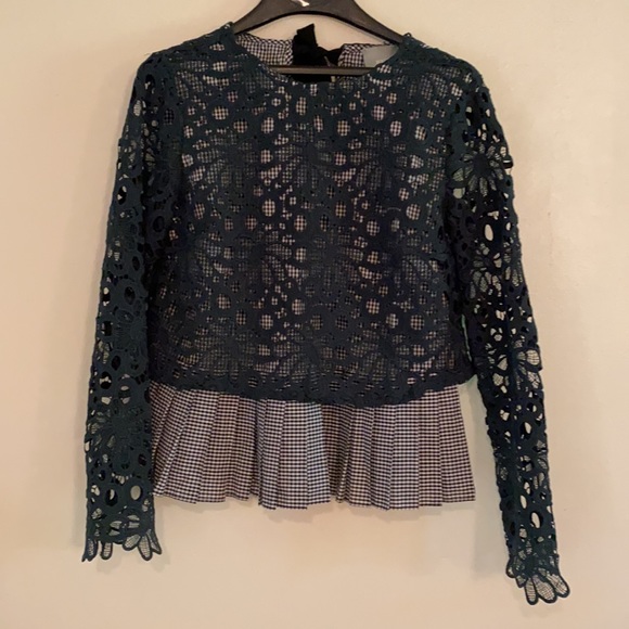 Anthropologie maeve Gabriella Gingham top S - Picture 5 of 9